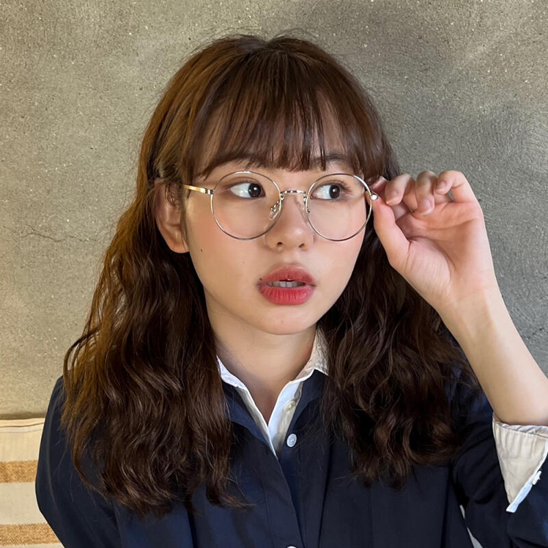 SBKA Pini-C02 Silver-Rimmed Glasses (Blue Light Blocking)