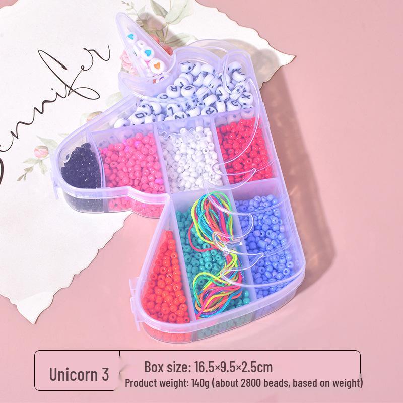 Jouets en perles faits à la main: Kit de Bijoux pour Filles DIY avec Bracelets et Colliers Puzzles Créatifs