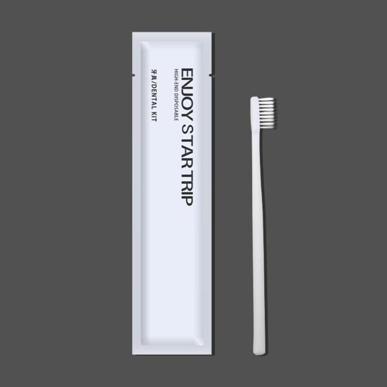 10 ks jednorázových zubních kartáčků jednotlivě balených měkkých štětin Péče o zuby Jednorázové cestovní zubní kartáčky pro hotely kempování