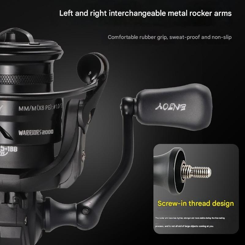 Mavllos Premium CNC Metal Spinning Reel – 5.2:1 High-Speed Gear Ratio, Large Diameter Drag, Lightweight Yet Durable Body, Smooth(Oblique) Spool  reel