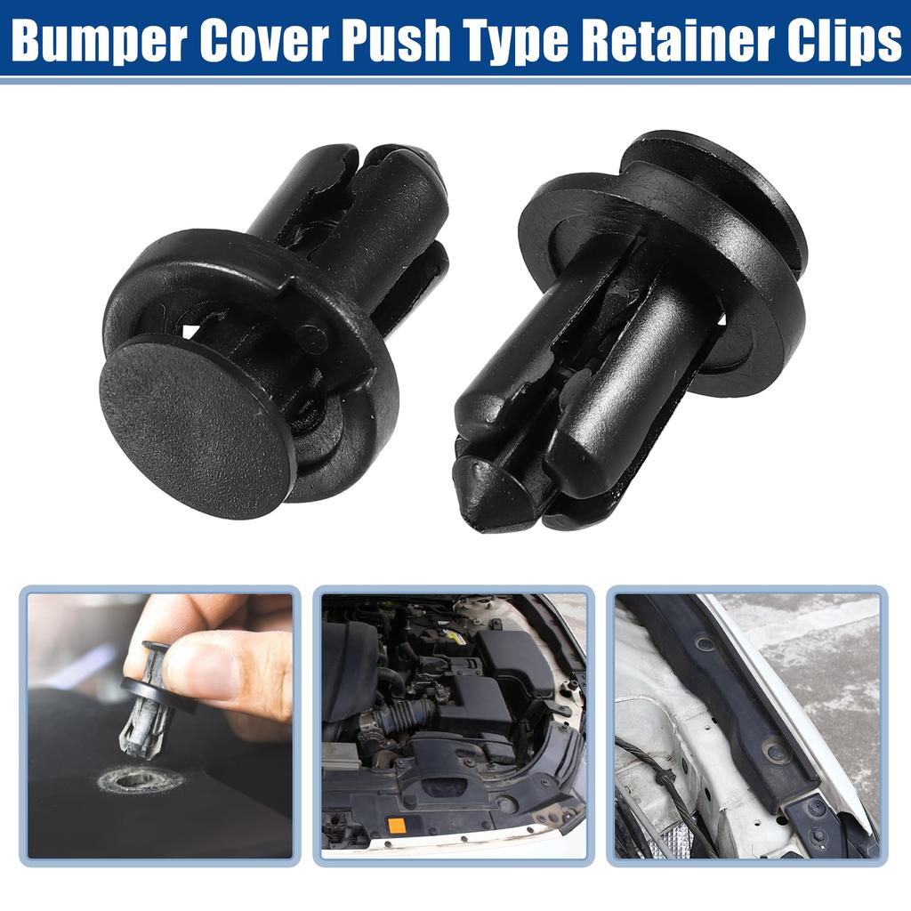 ACROPIX Nissan Bumper Cover Push Type Retainer Clip for 240SX 1995-1998 - 40 Pack