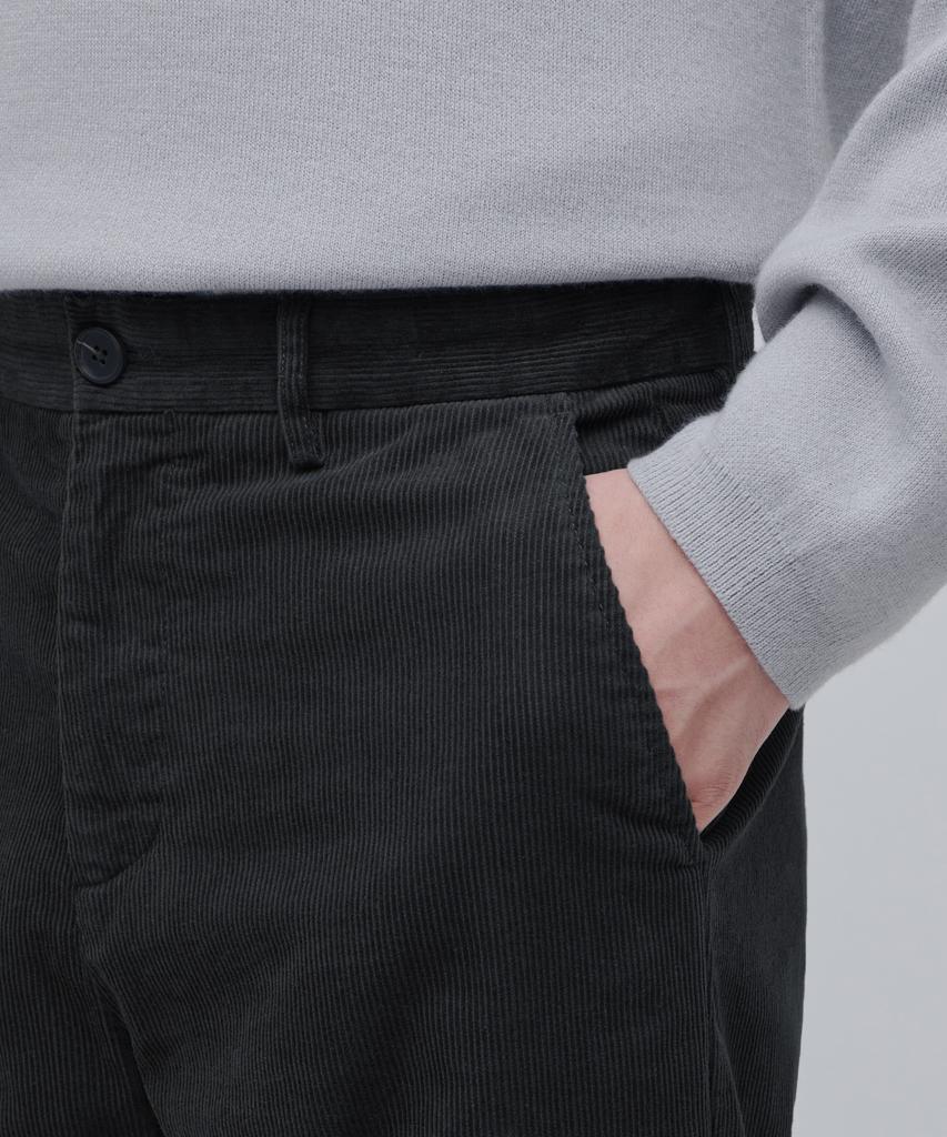 MUSINSA STANDARD Regular Fit Corduroy Pants [Dark Grey]