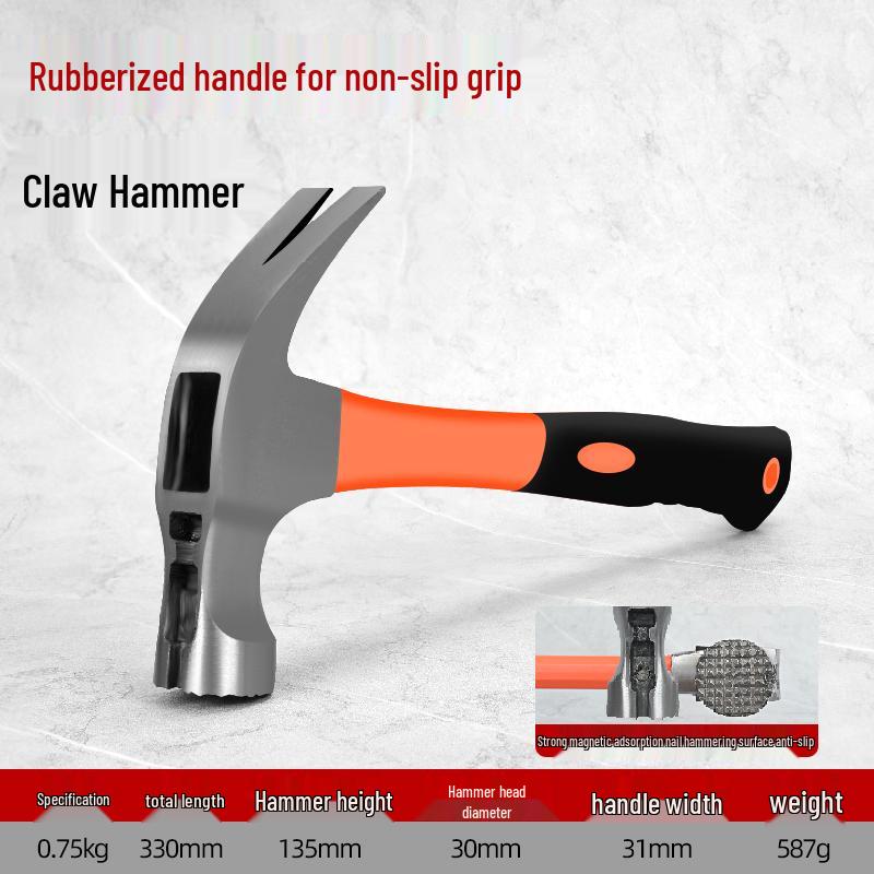 Młotek ciesielski wielofunkcyjny: Kompaktowe Stalowe Narzędzie do Obróbki Drewna i Użytku Domowego