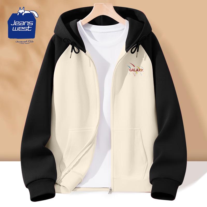 

JEANSWEST CLUB Унисекс Толстовка с капюшоном в стиле ретро с цветными блоками 2XL