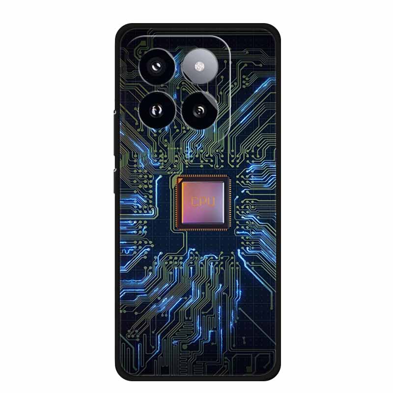 For Xiaomi 14T PRO Case Luxury Soft Silicone TPU Phone Cases Back Cover For Xiaomi14T Bumper Protective Shockproof Love fundas