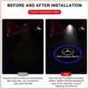 AABII1 Car Door Wireless Welcome Light LED HD Projector Lamp Decoration Stickers For Mercedes Benz AMG W204 W213 W205 W211 W212 W176