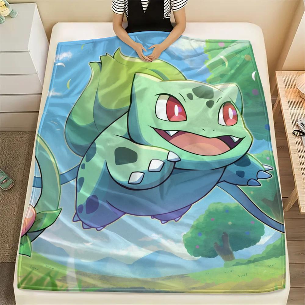 Bulbasaur Pokemon Blanket, Cozy Throw for Home Decor, Great Gift for Bulbasaur Collectors.chl