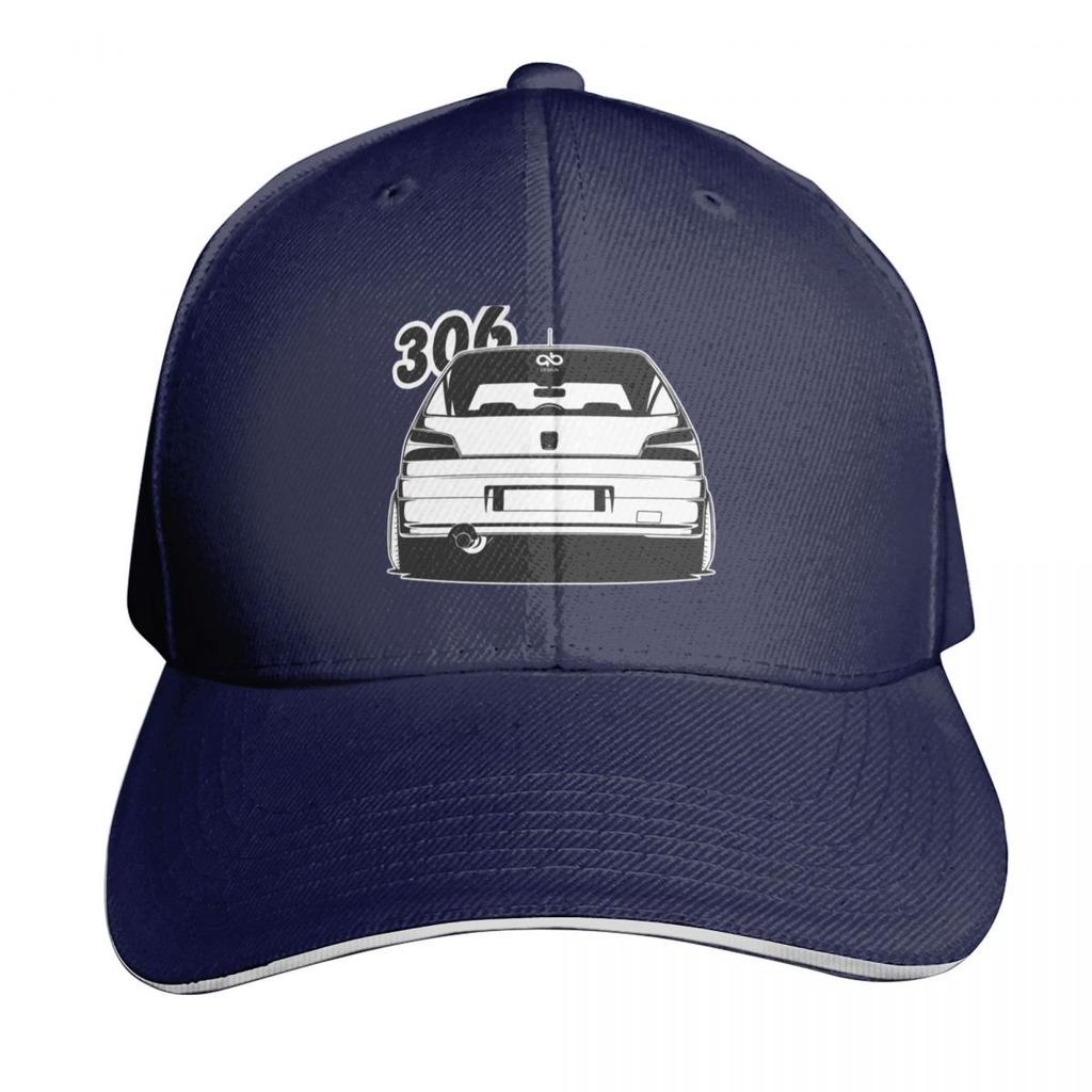 306 Back View Baseball Cap Vintage Retro Embroidered Lightweight Packable Gift For Him Her