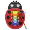 Children's Educational Insect Hand Playing Piano Musical Instrument Toy Early Music Cute Shape For Hand-eye Coordination Musical Talent