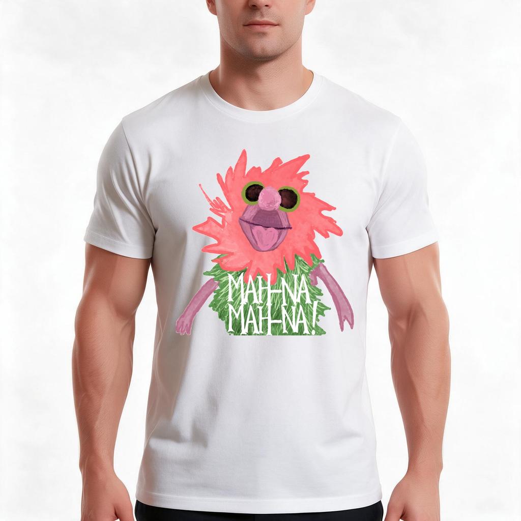 Mahnamahna Tshirt Summer Casual Cotton Tee Oversized Streetwear Tops Vintage Graphic Print Loose Fit Short Sleeve