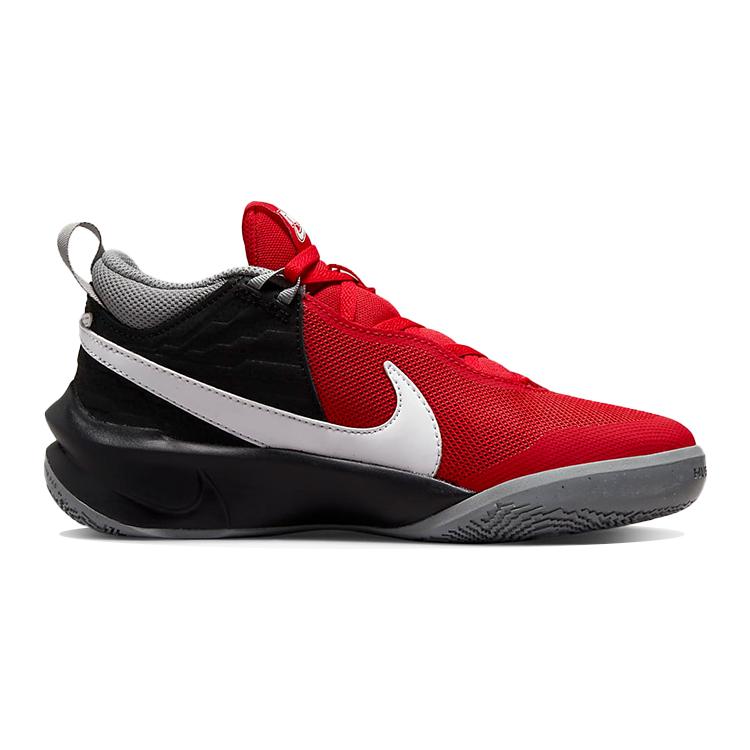 New Nike Team Hustle D 10 University Red Black GS CW6735-607
