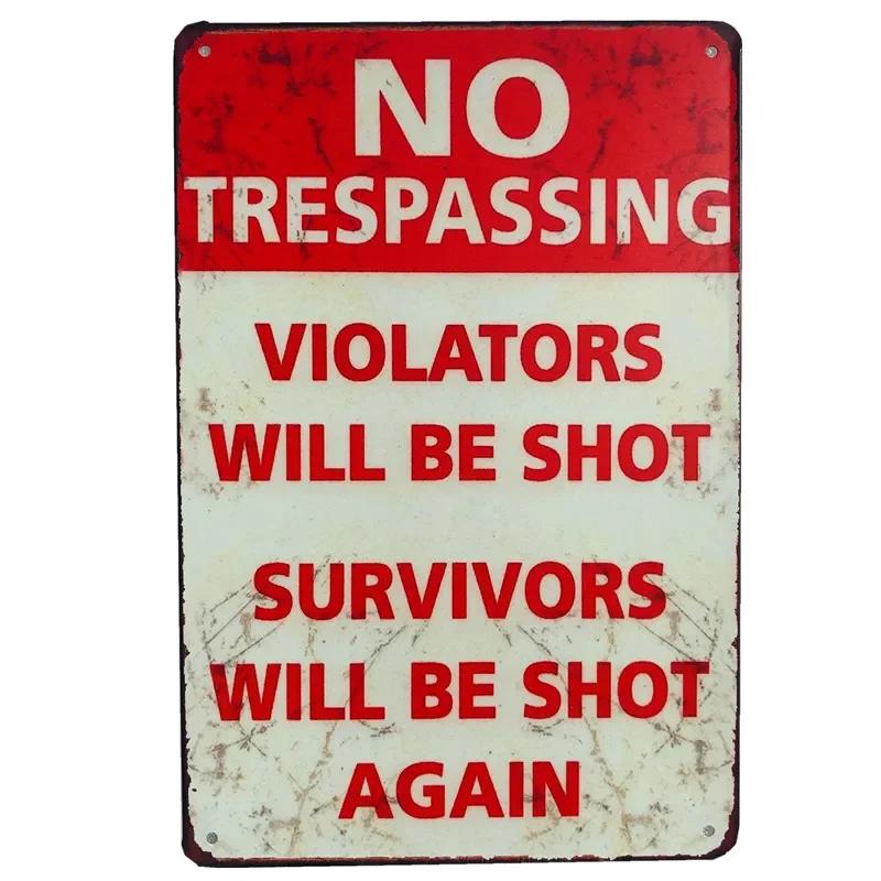 Warning Area 51 Metal Tin Sign Vintage Smoking Zone Signs Caution Wall Plaque Print Iron Plate Painting Bar Garage Decor Plaque