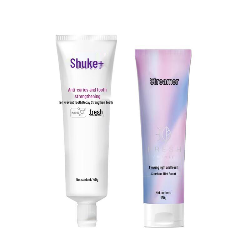 Shuke Anti-Cavity & Mint Toothpaste Duo