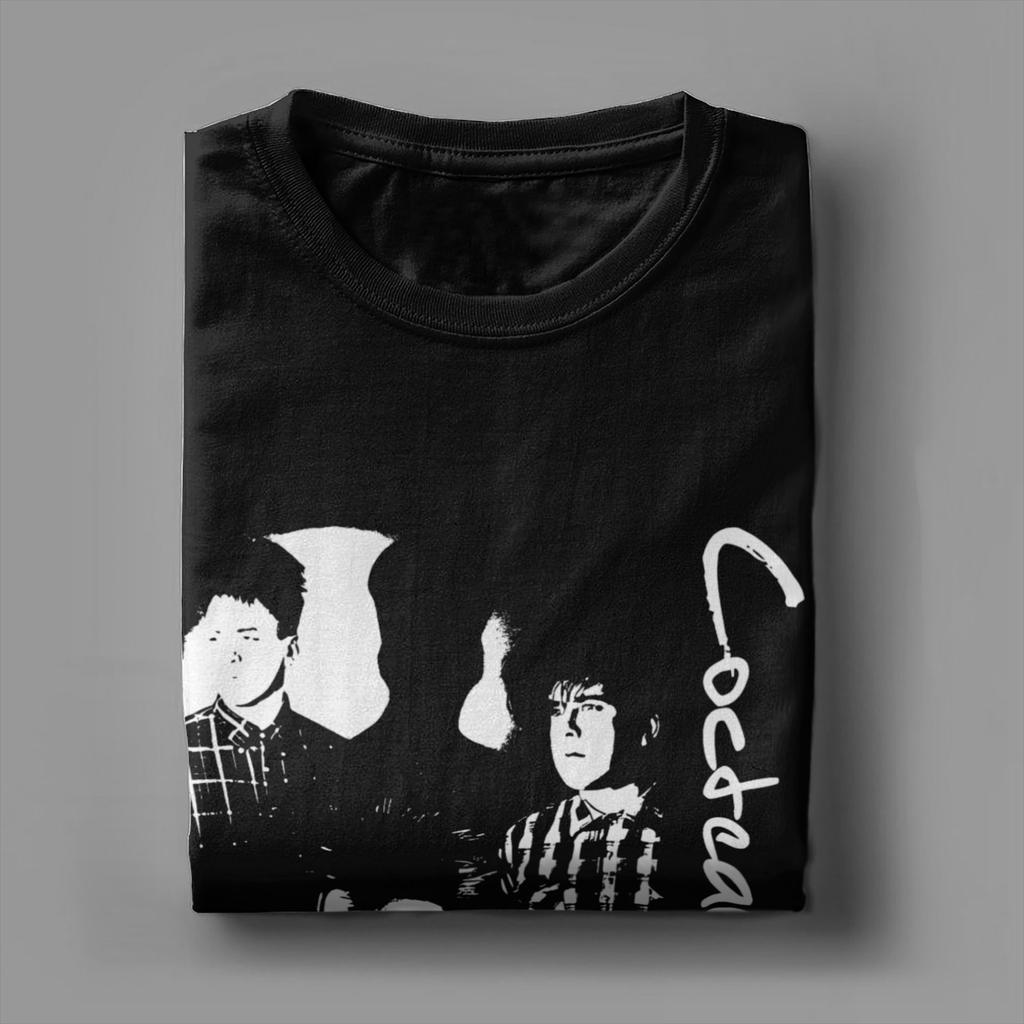 Mens Womens Cocteau Twins Band T Shirt Cotton Graphic Printed Tee Shirts  Top Clothing