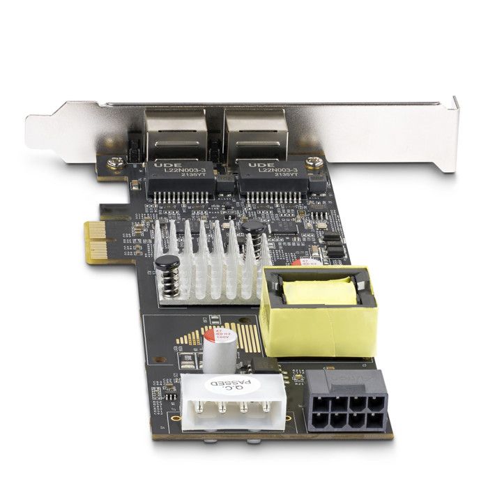 Startech.Com Scheda Di Rete 2.5GbE PoE+ 2 Porte PCI Express Intel I225-V