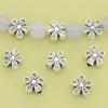50PCS R931 Alloy Double-Sided Flower Spacer Beads