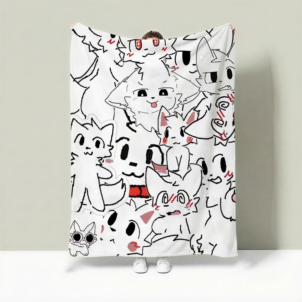 

Character B-Boykisser Throw Lightweight 240g Flannel Blanket Soft Skin-friendly for Summer Cooling 75cmx90cm