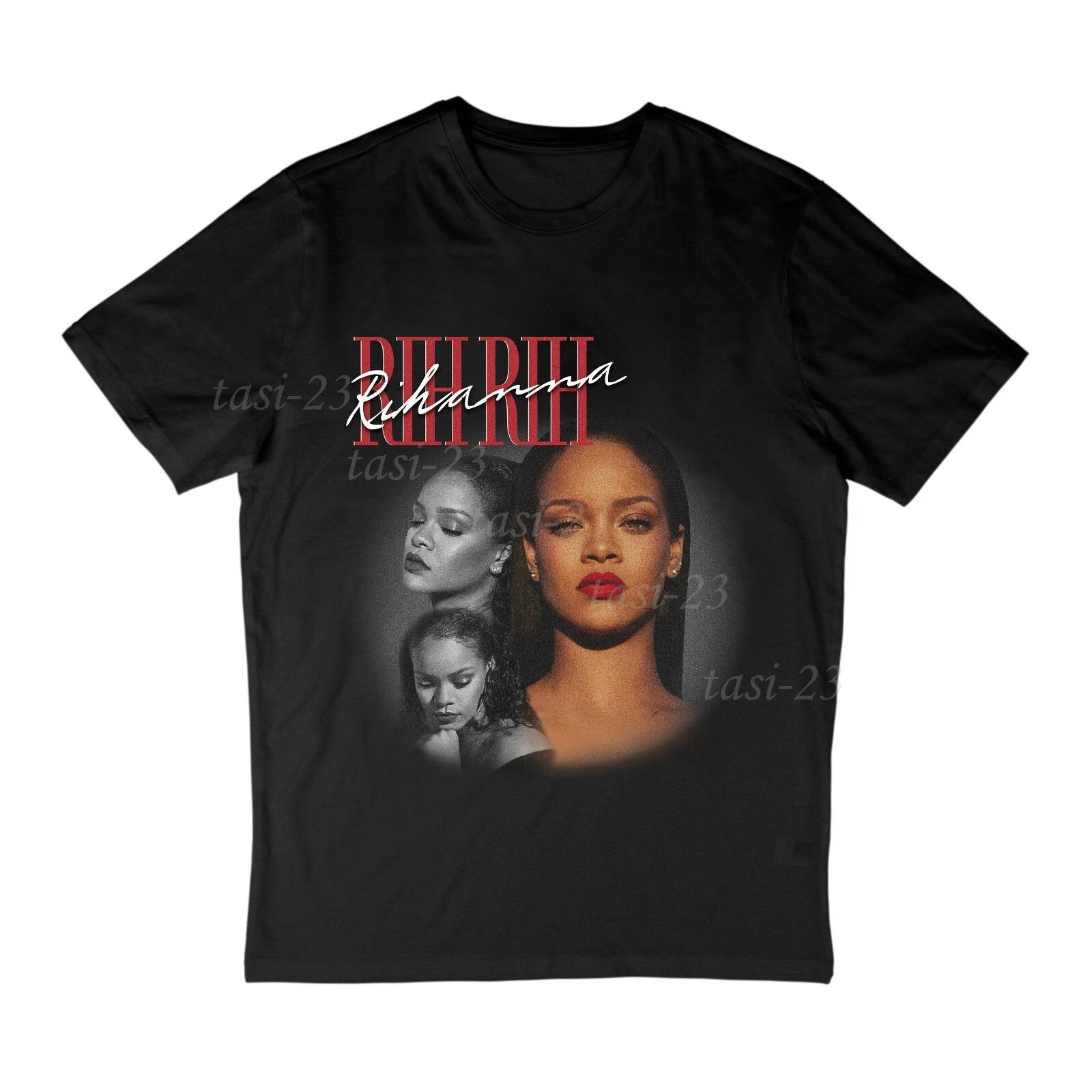 Vintage Rihanna Rih Rih Vintage black Men All Size Shirt B035 XXL