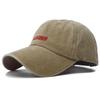 Fashion Letter Embroidery Washed Cotton Baseball Cap Retro Vintage Snapback Hat Adjustable Outdoor Sunscreen Hats for Women Men