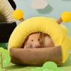 Hamster Nest Cozy Guinea Pig Bed Winter Warm Plush Hideout Small Animals Resting Cave for Rabbits Guinea Pigs Ferrets