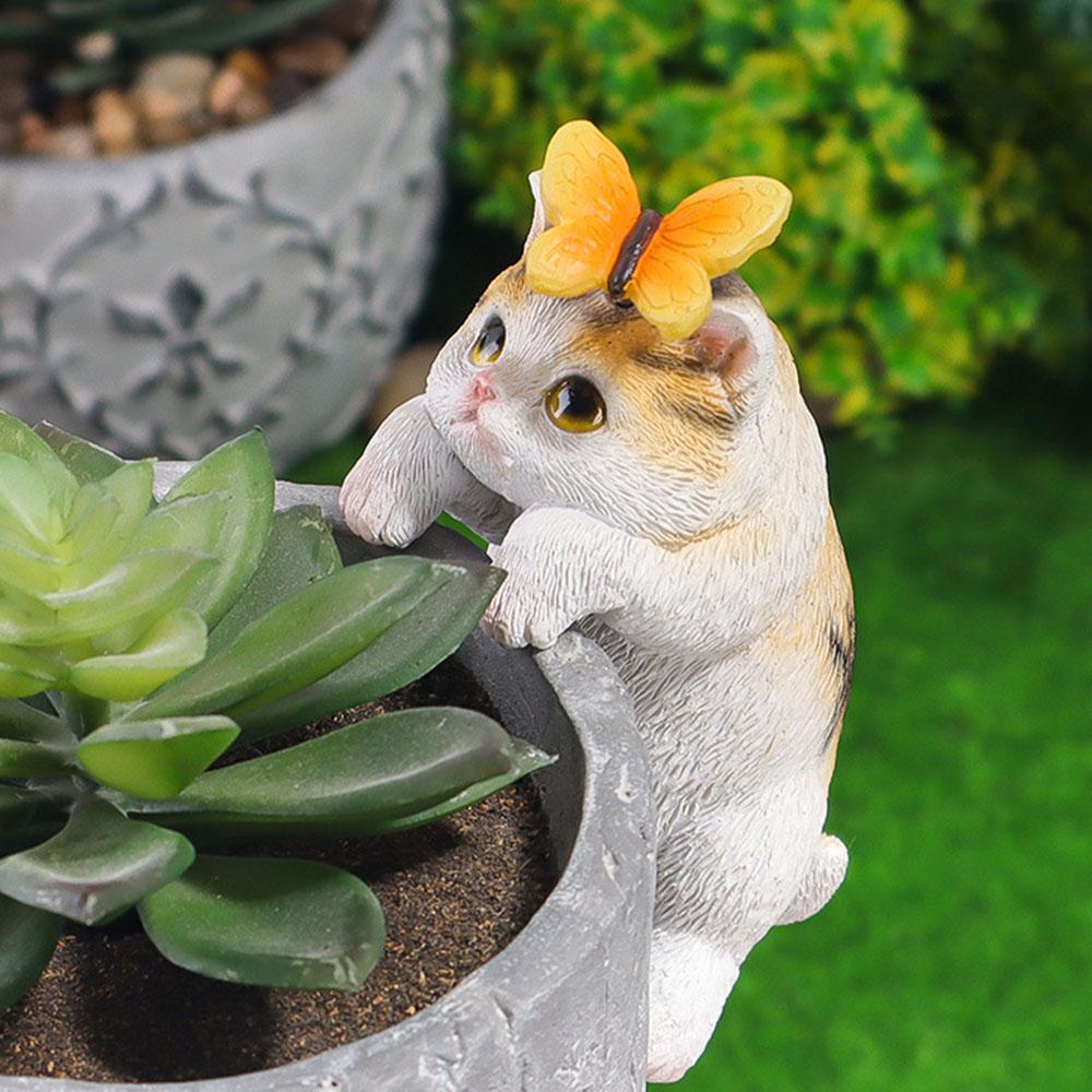 Simulation Cat Miniature Ornaments Home Fairy Garden Accessories For Potted Plant Decor