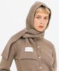 JUN BY JUN K Wool Muffler Balaclava_Mocha