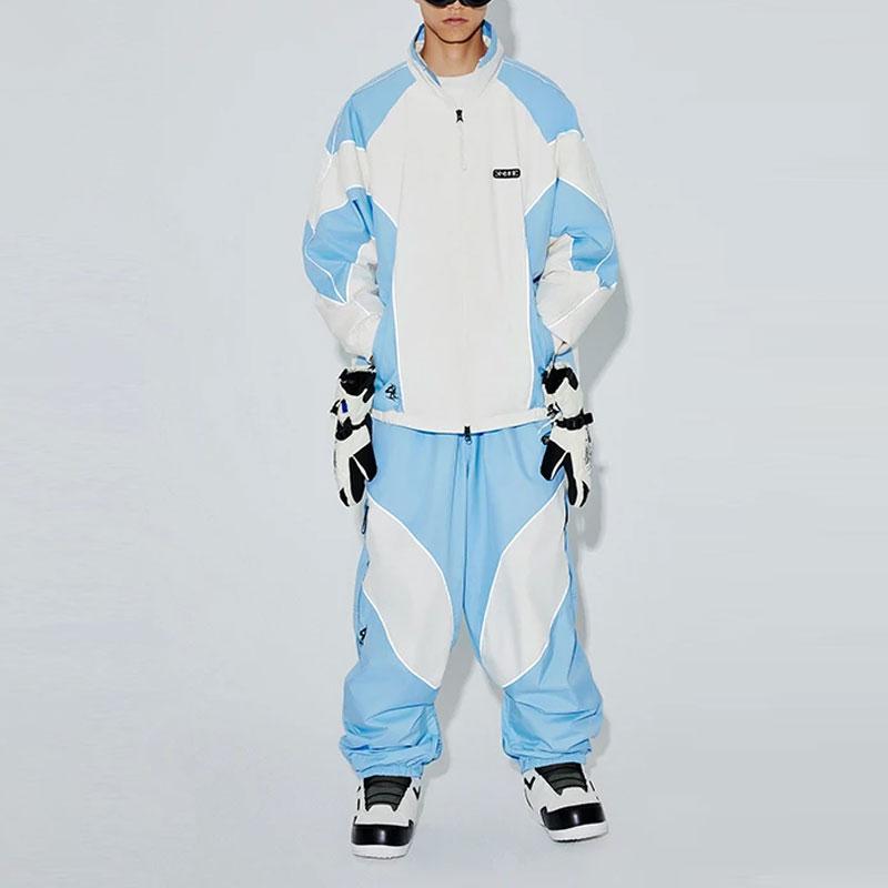 Li Ning Color Block Reflective Stand Collar Sports Windbreaker Unisex Outerwear Off-White New-Aurora-Blue AFDT583-3