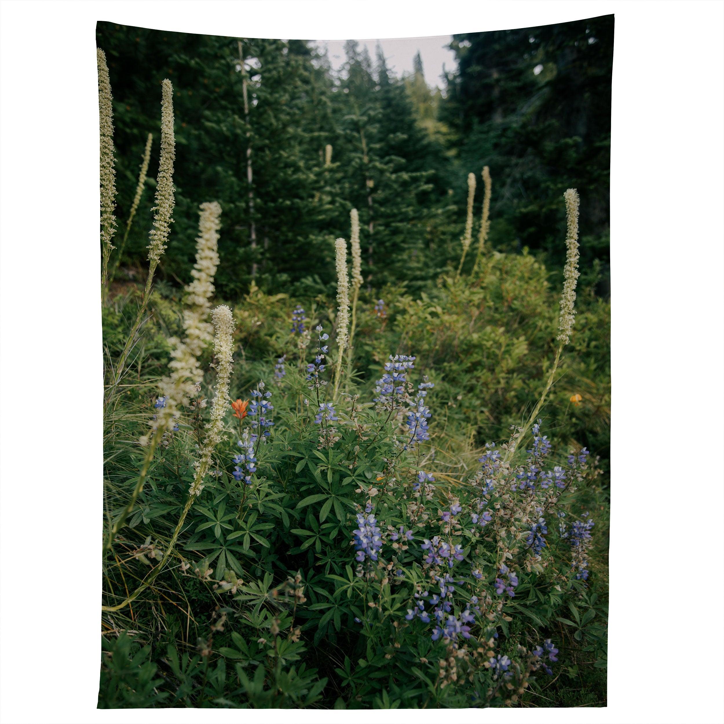 PNW WILDFLOWERS tapestry 75x100