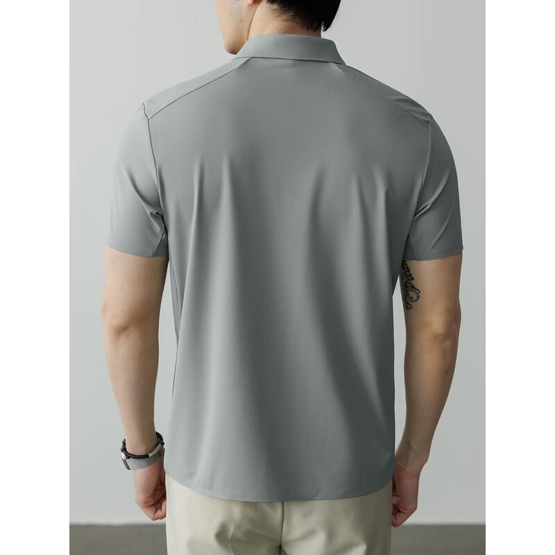 Hengyuanxiang Men's Summer Cooling Polo T-Shirt