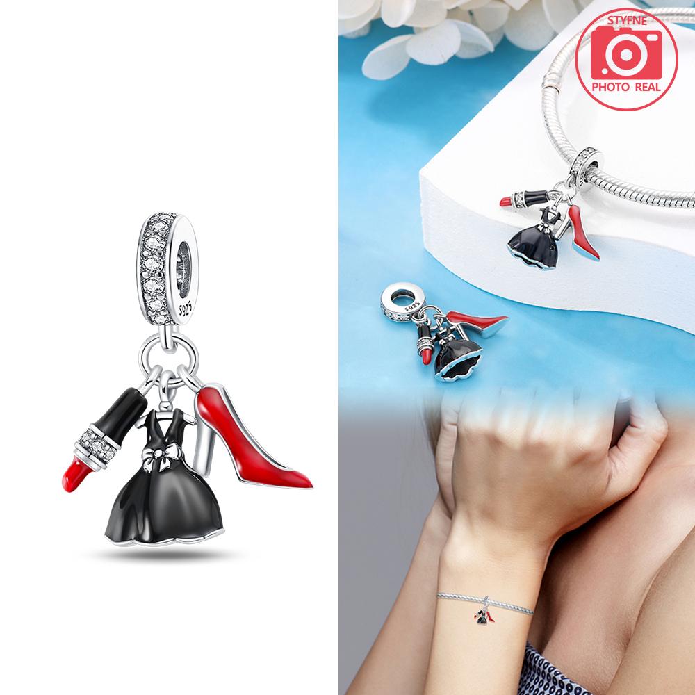 High Heel Pendant Copper Colors For Charms Copper Colors Original Bracelet For Jewelry Making