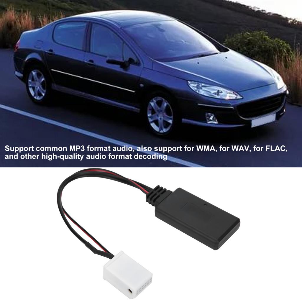 AUX-Adapter für Stereo-AUX-Kabeladapter Radio RD4 Bluetooth-Modul Passend für C2 C3 C4 C5 C6 Berlingo Aux-In-Kabel