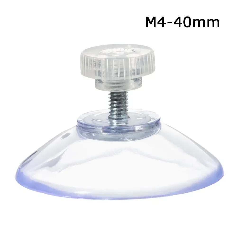 5/10Pcs M6/M8 Screw Rubber Suction Cup Transparent Suckers Turn Nut Glass Table Tops Storage Tool Hooks