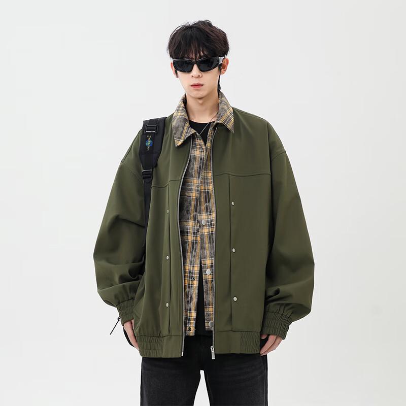 

VUUG Men s Faux Two-Piece Work Jacket 2XL
