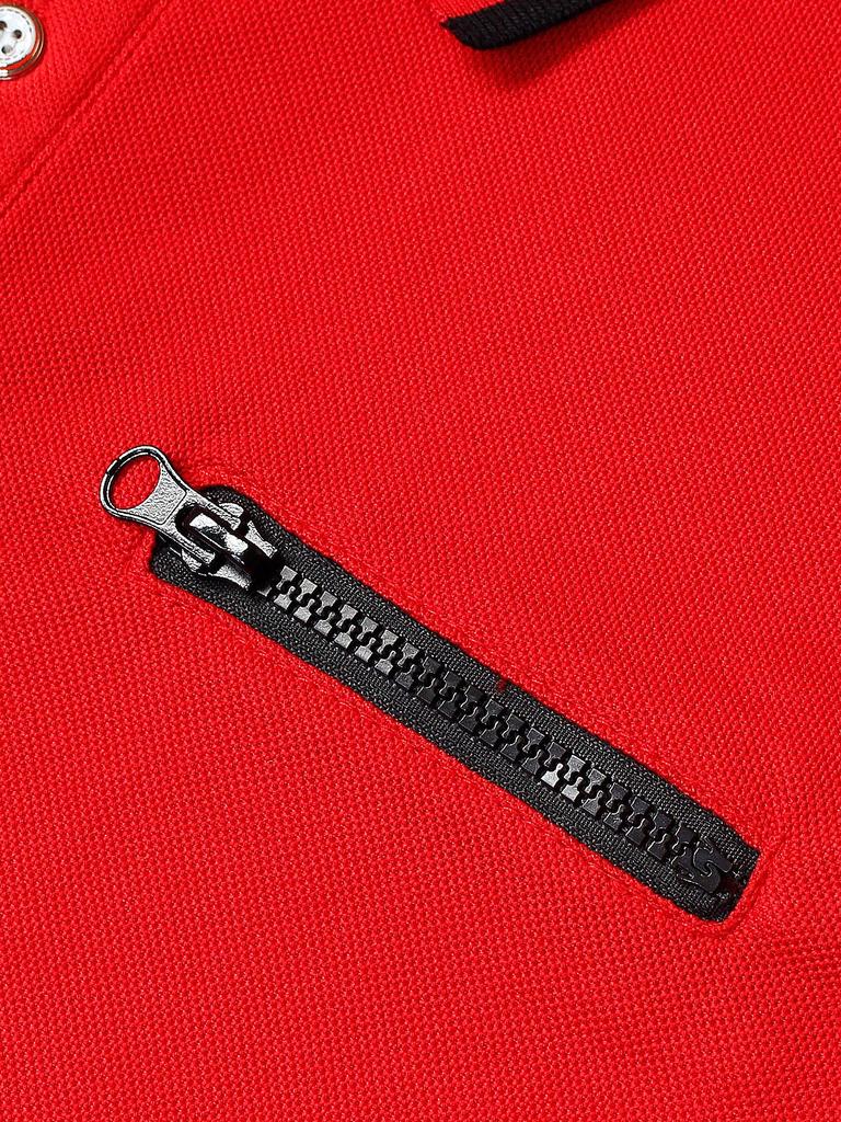 Europe Fashion Clothes Mens Premium Long-Sleeved Polo Shirt