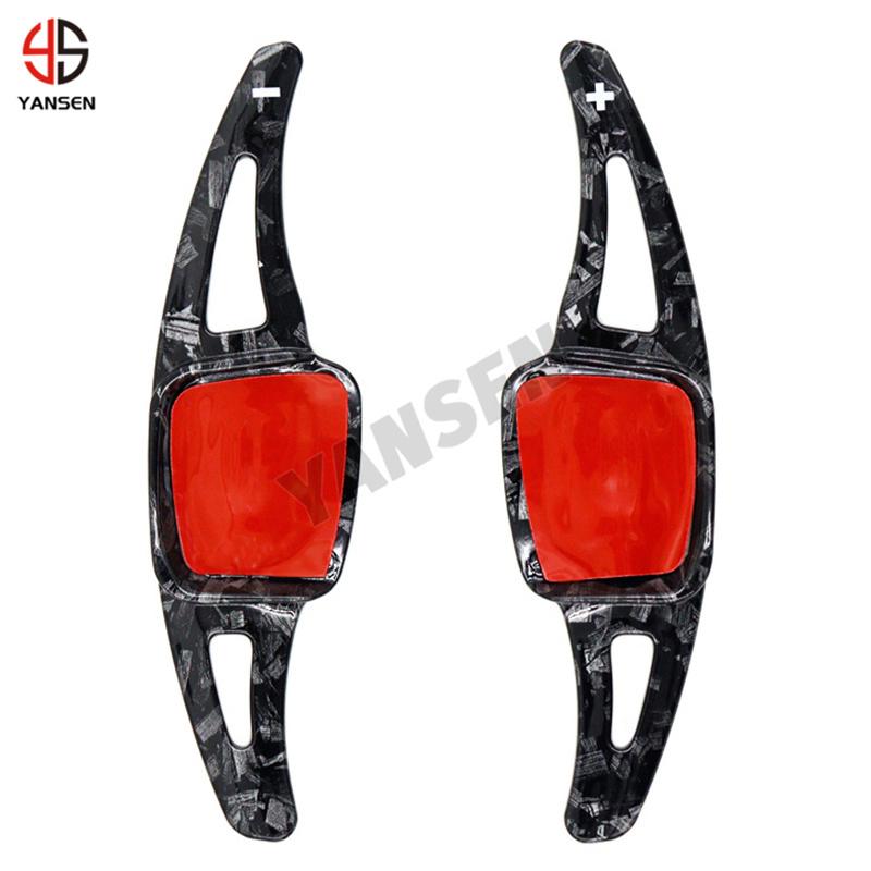 Paddle Shifter for VW Golf 8 MK8 R GTI R Line Tiguan Passat Atlas CC Steering Wheel Paddle Shift Carbon Sticker Accessories