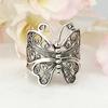 New Gothic Style Personalized Hollow Design Butterfly Ring, Women's Retro Trend Holiday Party Accessories  Gifts