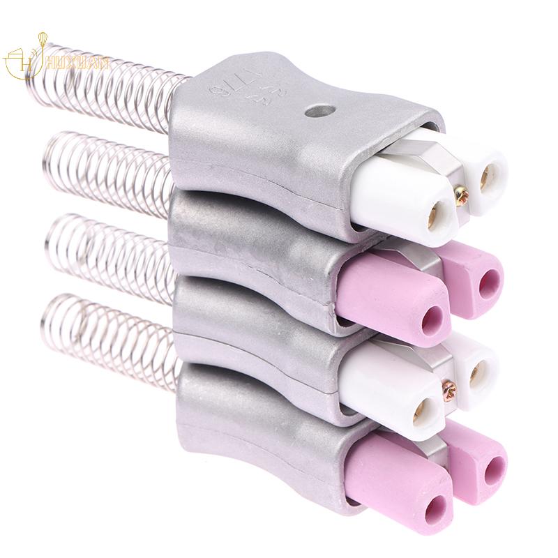 Spina Prese per Cablaggio Industriale IEC C8 in Ceramica da 6 mm Connettore Alta Temperatura Presa di Alimentazione Forno Elettrico 35A