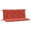 Vidaxl Garden Bench Cushions, 2 Pcs, Red Melange, 120X50X7 Cm