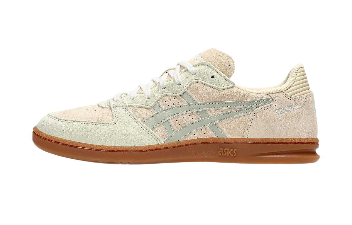 ASICS SKYHAND OG Suede Cushioning Impact Resistance Low top Skateboard Shoes Unisex Beige 1203A452-251 37