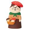 Decor Corporation Gurke Mushroom Girl Katze W3 Größe ca.. D3.2 H5.2 ZCB-35324