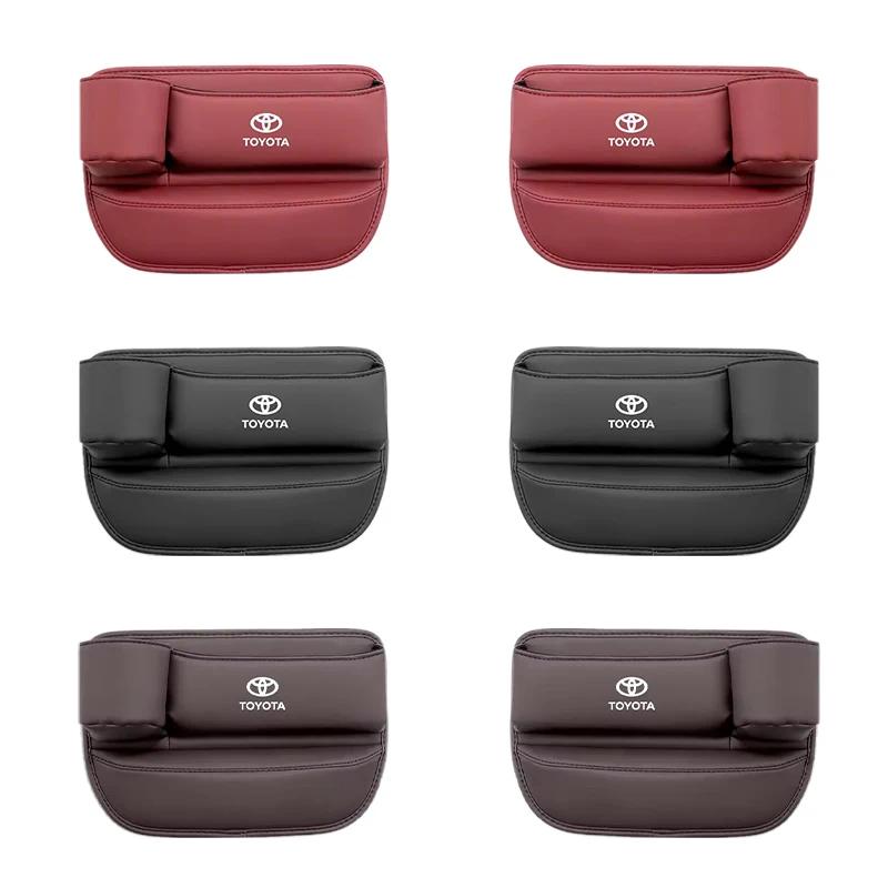Pour Toyota NOUVEAU Sac de Rangement pour Siège de Voiture en Cuir PU Boîte Organisateur Multifonctionnelle pour Espace Gazoo Racing Corolla Crown Yaris Chr Auris Rav4