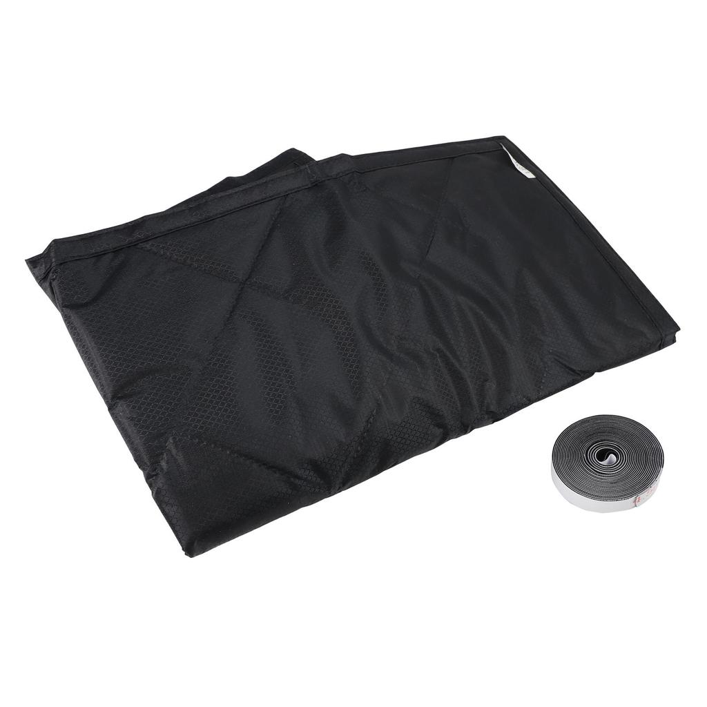 Compact Storage Solution Fireplace Draft Cover Magnetic Draft Stopper