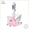 Charm Bead Elements Flying Piglet Genuine Copper Pendant Piece 3Mm Party Xmas Holiday Exquisite Jewelry Creation Crafting Work Present Choice