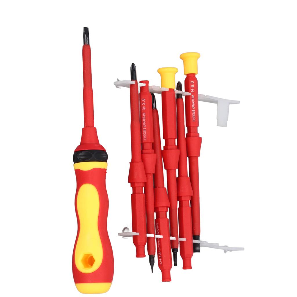 Screwdriver Set Multi Purpose Alloy Steel Screwdriver with 7 Bits for Electronics Repair