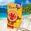 1pc Anpanman Beach Towel with Custom Name, Beach/Swimming/Bath/Picnic/Camping Towel, Suitable for Seaside Beaches