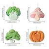 Pumpkin Hand Towel, Super Absorbent and Soft Coral Fleece Vegetable Towel, Bathroom Kitchen Pendant Decoration, Holiday Gift