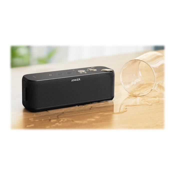 Enceinte mobile sans fil NFC et Bluetooth 20W ANKER SoundCore Boost noire