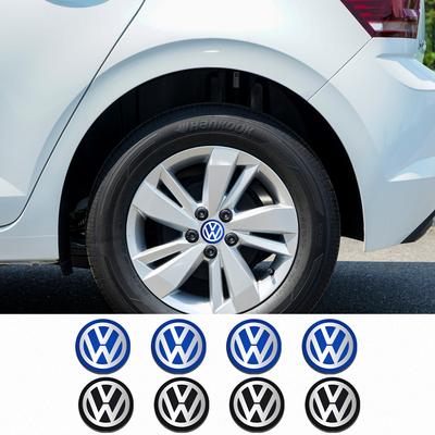 For VOLKSWAGEN Car Styling Wheel Center Hub Cap Sticker Badge Decoration Auto Refit Accessories For Volkswagen Jetta Passat GT