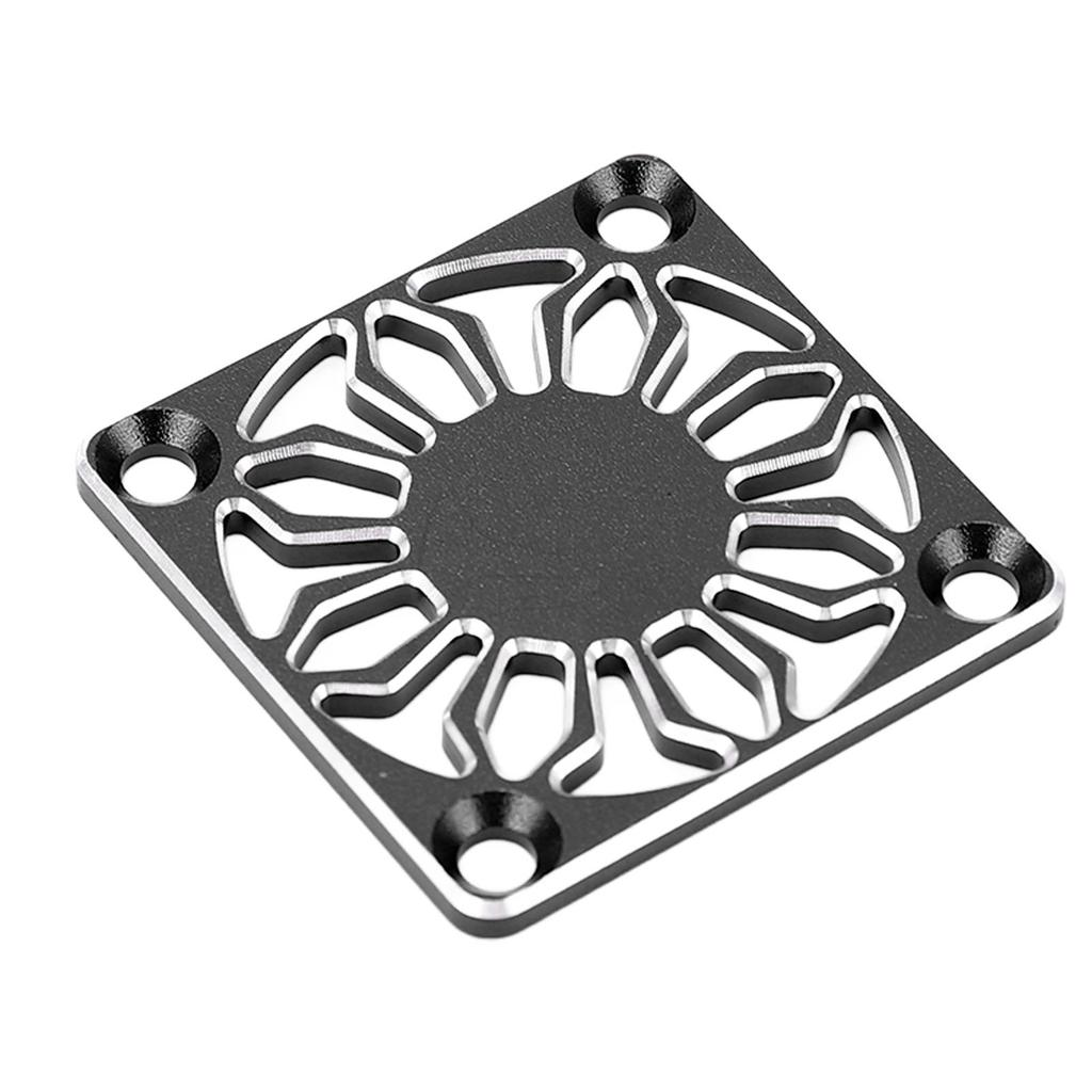 RC Cooling Fan Cover Universal Aluminum Alloy Fan Protective Cover for ESC Motor Heatsink 30x30mm Black