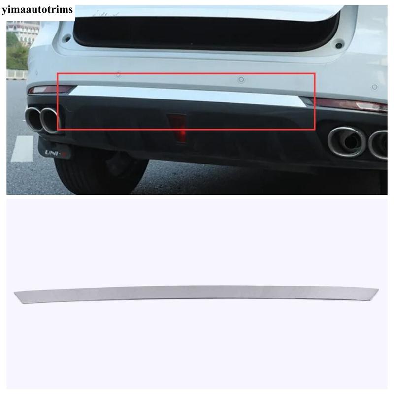 For Changan UNI-K UNIK - 2024 Car Rear Trunk Door Tail Bumper Strip Decoration Anti-Scratch Cover Trim Accessories Exterior